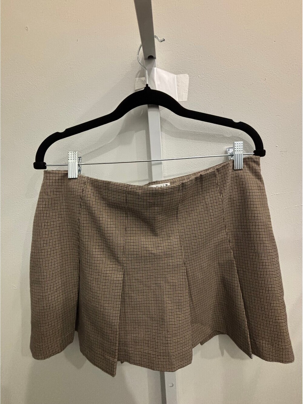 Abercrombie & Fitch Plaid Pleated Mini Skirt